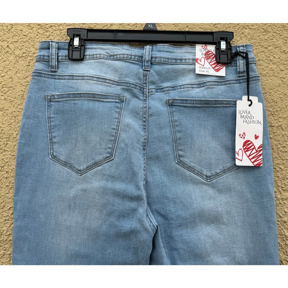Lover Brand Women's Jeans Blue Xl Nwt — image 6 of 7